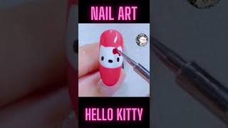 Hello Kitty Nail Art