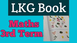 LKG Book / Maths 3rd term