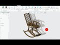 Rocking Chair Design in creo 2.0/4.0/6.0/7.0