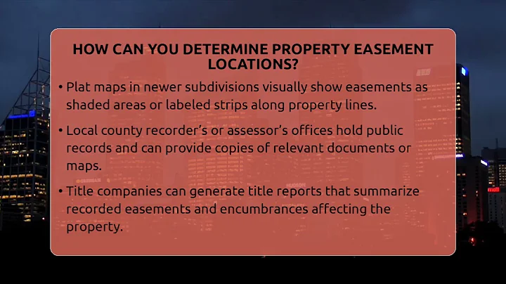 How Can You Determine Property Easement Locations? - CountyOffice.org