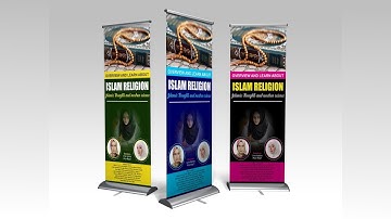 CorelDraw Tutorials || How to design Roll Up banner flex?