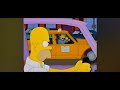 Mikaze scared by the Simpsons