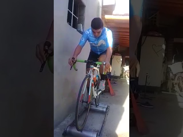 El ciclista vallisto Sirerol no para de entrenar a pesar de la Cuarentena