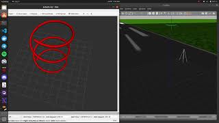 Drone following helical trajectory | ROS | Ardupilot