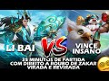 Full Gameplay Li bai vs Vince epic game 35 minutes Full Gameplay Li bai vs Vince epic game 35 minutes