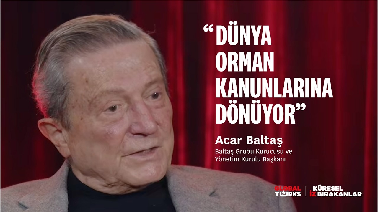 Çağımızın tehlikesi: Entropi! | Acar Baltaş