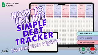 Simple Debt Tracker Transaction version Tutorial