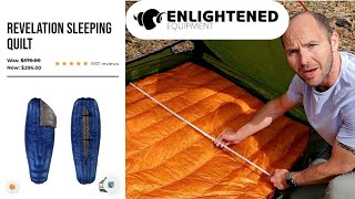 Enlightened Equipment Revelation Sleeping Quilt Review - YouTube