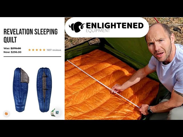 Enlightened Equipment Revelation Sleeping Quilt Review - YouTube
