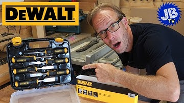 Not the Sharpest Tool in the Box - But this 6 Set of Chisels from Dewalt are BANG ON!!