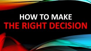 FOUR POINT DECISION-MAKING PROCESS