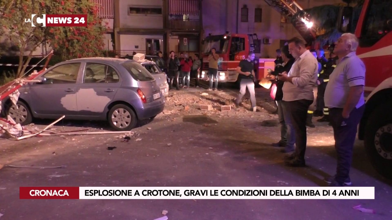 Esplosione a Crotone, gravi le condizioni della bimba di 4 anni