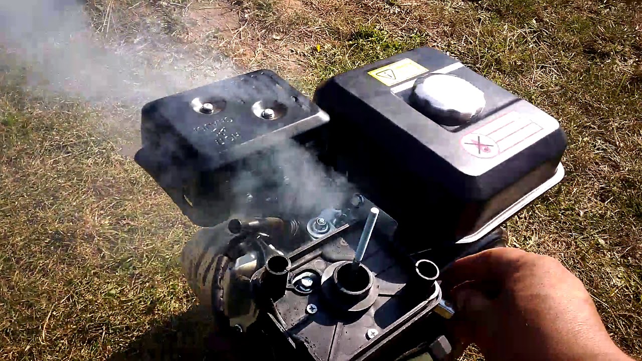 Залегли кольца на новом двигателе - YouTube