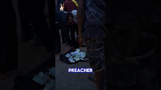 Crowd Donates K500  for Street Preacher's New Speaker in Goroka! 🇵🇬 #pngstreetpreaching
