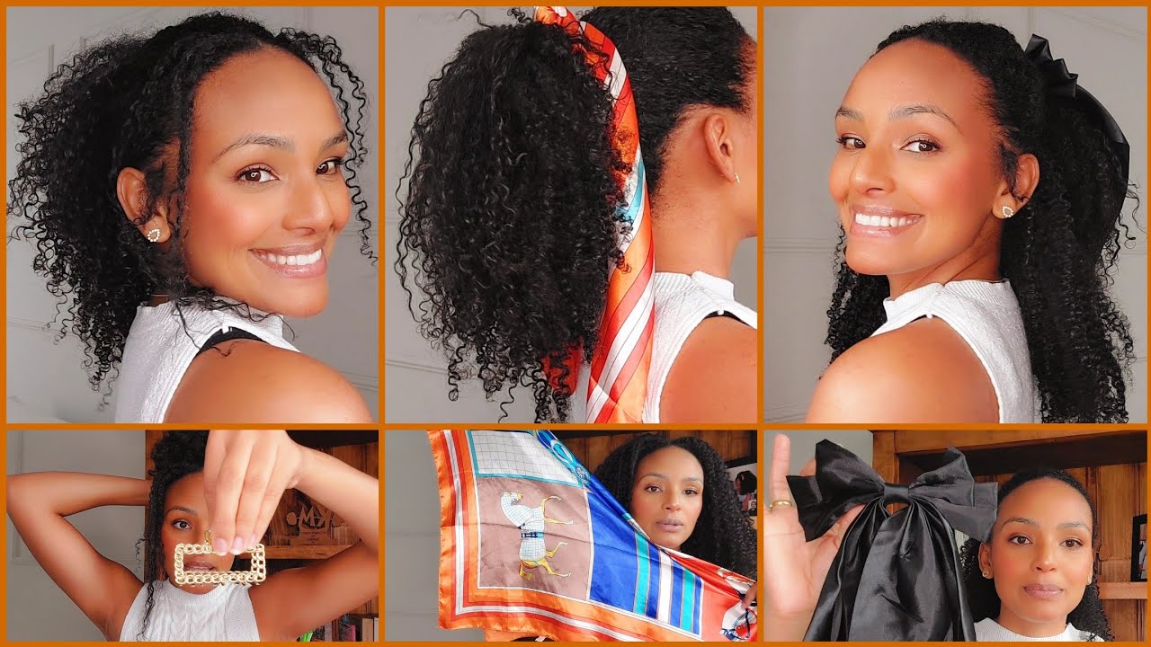 🔥 3 PENTEADOS CRESPOS EM ALTA COM ACESSÓRIOS EM ALTA (NA MODA EM 2024) 🔥