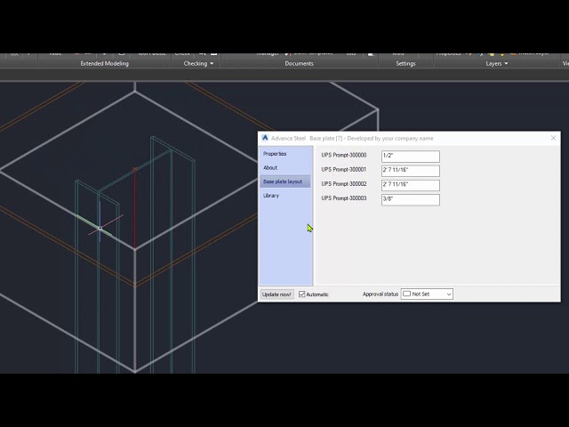 Autodesk Advance Steel API