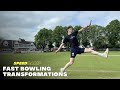 Fast bowling transformations with speedcamp