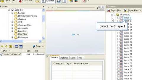 How to Extract All the Resource Files from Flash