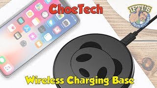 Choetech Wireless Qi Charging Pad - Up To 10W Of Power For Iphone 8X Samsung
