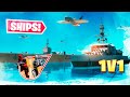 NEW 4 *HOUR CHALLENGE* 1v1 Ship Map in Fortnite! + Code