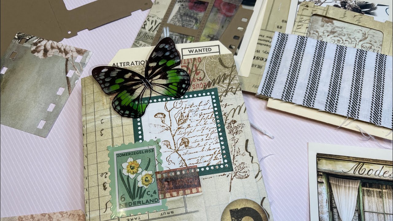 Making Accordion Ephemera Holders / Album + Snail Mail Ideas - Craft With Me! + New In My Shop!