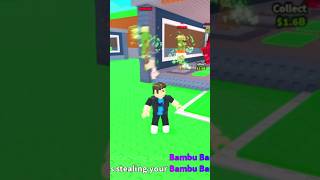 He stole my Bamboo Sahur in steal a brainrot 😭 #roblox #stealabrainrot