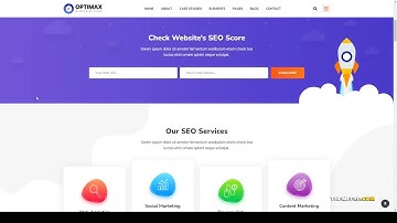 Optimax - SEO and Marketing WordPress Theme seo optimized digital agency Build Website