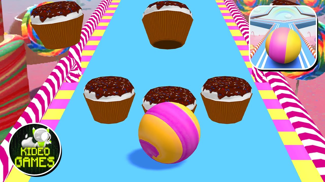 Candy Ball Run - All Levels Gameplay Android,ios game Mobile Game Max Level New Update