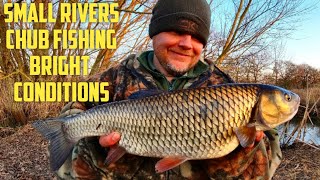 Small River Fishing - Winter Fishing In Bright Conditions