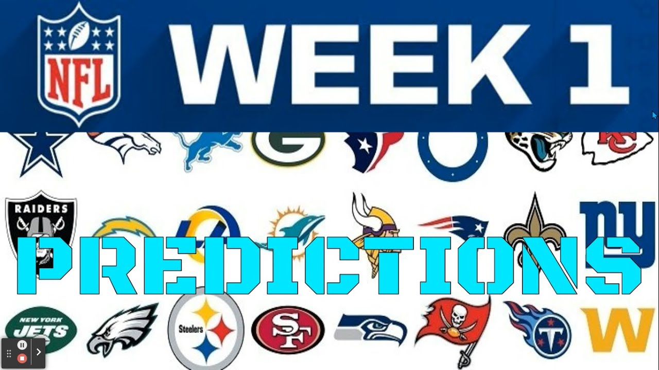 Week 1 NFL Predictions YouTube