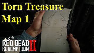 RDR2 Hidden Object: Torn Treasure Map 1