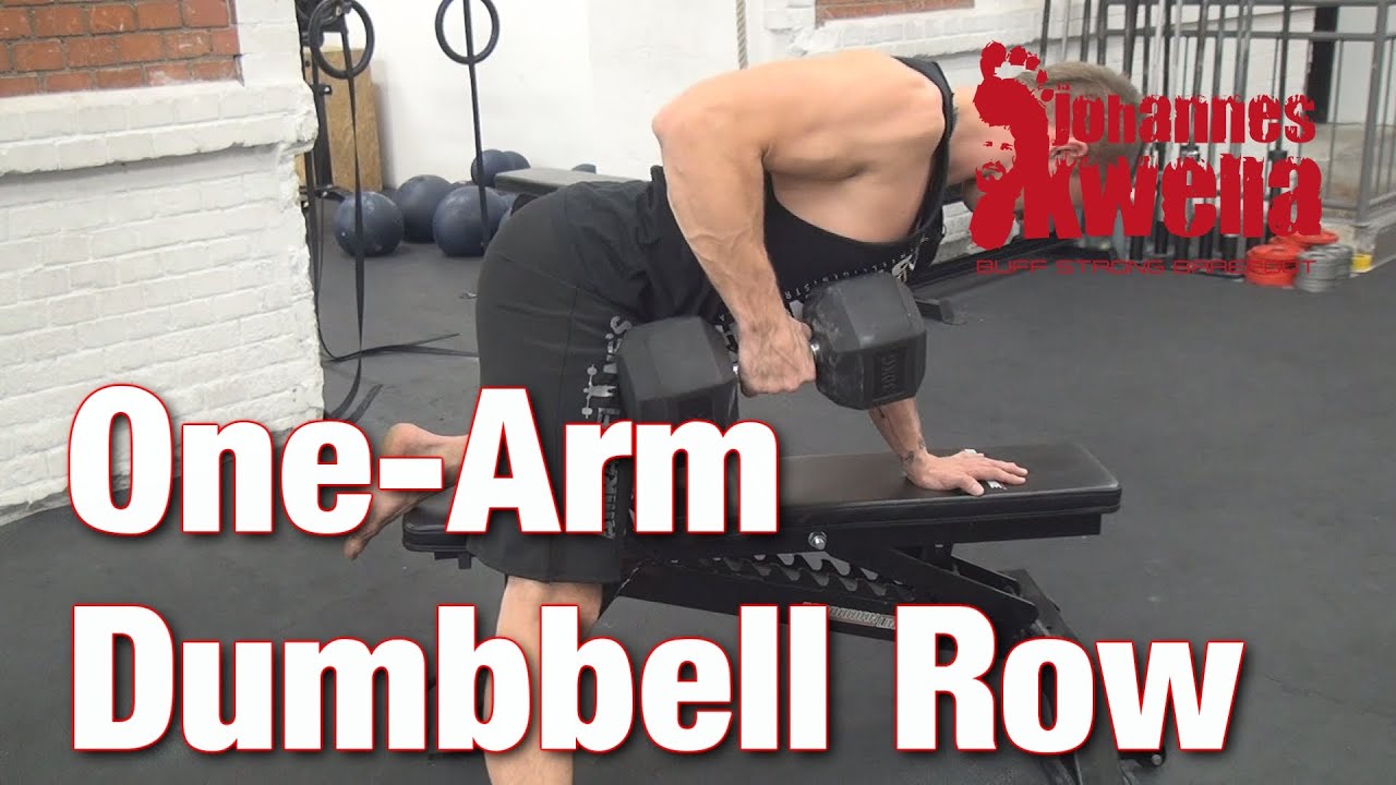 One-arm dumbbell row | richtige Technik - diese Fehler solltet ihr unbedingt vermeiden!