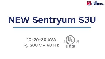 Sentryum S3U Riello UPS
