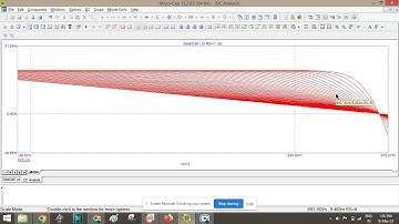 Use of stepping in Microcap software (no audio).