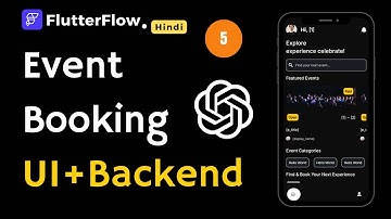 Event Booking App Flutter Using No Code Tool Flutterflow In Hindi Part-5
