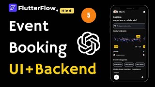 Event Booking App Flutter Using No Code Tool Flutterflow In Hindi Part-5