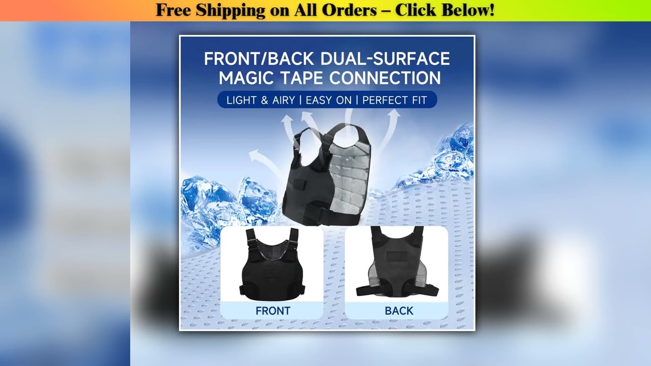 Refrigeration vest, PCM cooling device, tactical vest, air conditioning suit, cooling suit,