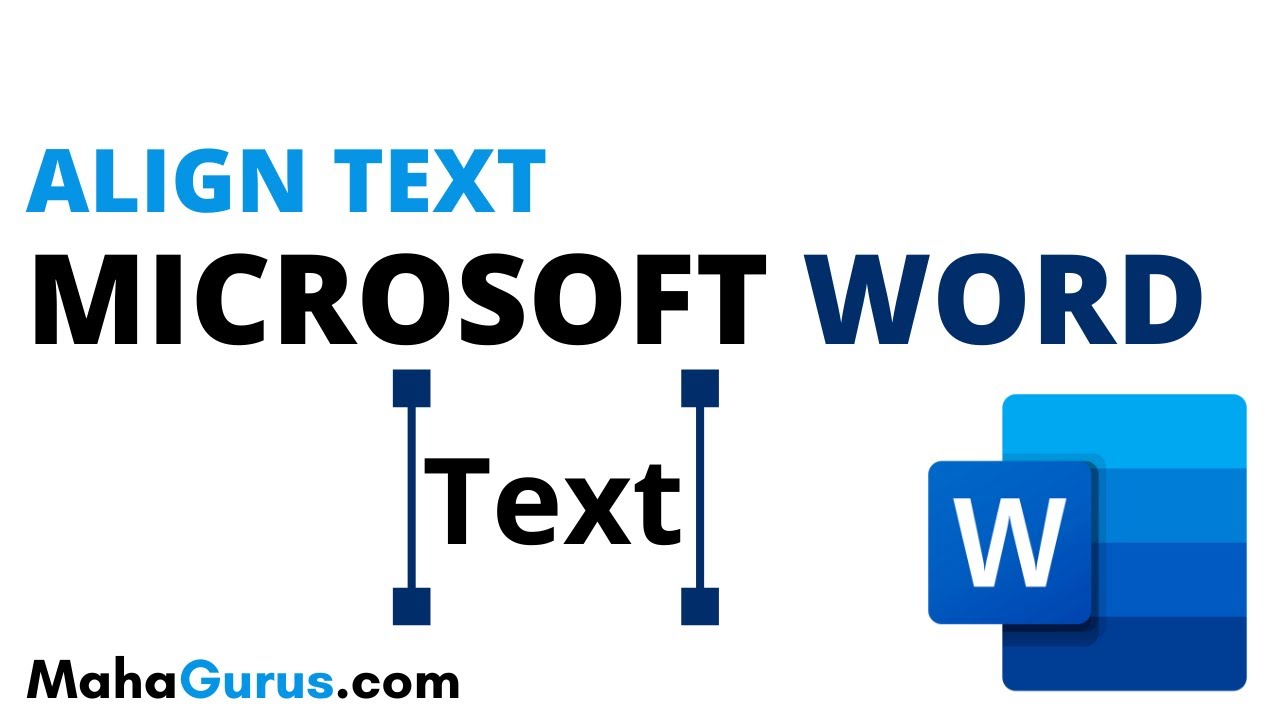 Microsoft txt. Alignment in Word. Text-align. Left aligned text.