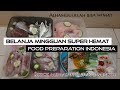 BELANJA MINGGUAN SUPER HEMAT || FOOD PREPARATION INDONESIA