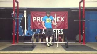 Above knee clean w/pause+C&J