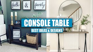 Console Table Styling Ideas You’ll LOVE
