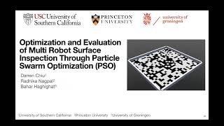 Optimization and Evaluation of a Multi Robot Surface Inspection Task Through PSO Wealth