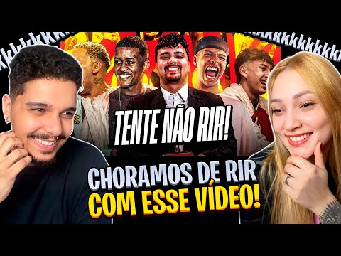 IMPOSSÍVEL NÃO RIR COM ESSAS RIMAS!..😂 - REACT | LUAN E GABI