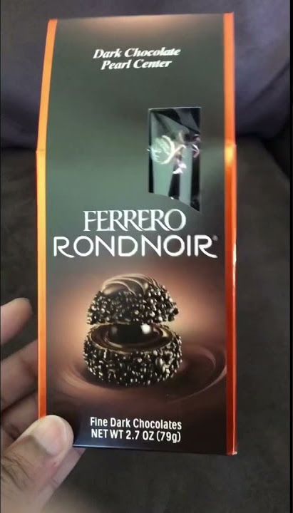 Ferrero Rondnoir Fine Dark Chocolates Pearl Center Rocher 8pcs