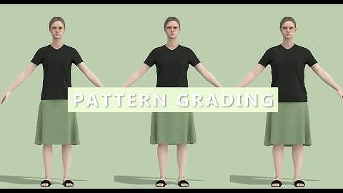 20min to visually understand and do grading in clo3d