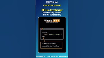 IIFE (Immediately Invoked Function Expression) in JavaScript! #js #css #html #ai #ml #webdev #java