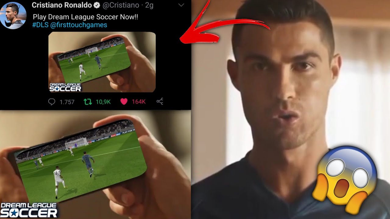😱 Cristiano Ronaldo Playing Dream League Soccer! | DLS Concept Trailer Gameplay