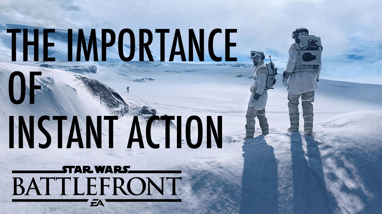 The Importance of Instant Action in Star Wars Battlefront - YouTube