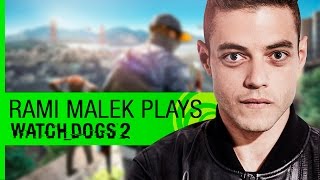 Mr. Robot star Rami Malek playing Watch_Dogs 2 live on Twitch, Dec. 1st