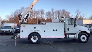 Lewis Motor Company - 2014 International 4300 Service Crane Utility Truck Diesel for sale on eBay!
